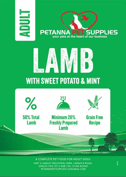 Grain Free Adult Blend - Lamb with sweet potato and mint