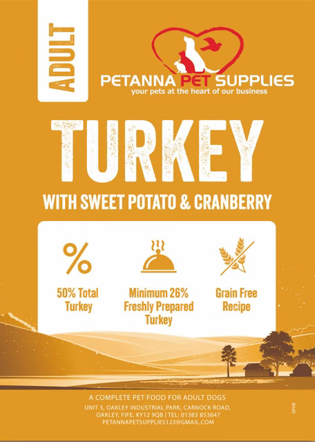 Grain Free Adult Blend - Turkey with sweet potato and cranberry