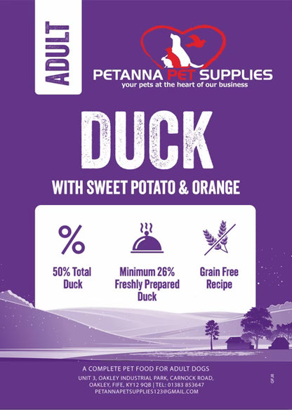 Grain Free Adult Blend - Duck with sweet potato and orange