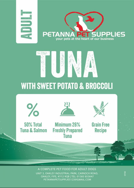 Grain Free Adult Blend - Tuna with sweet potato and broccoli