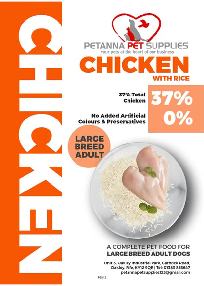 Super Premium Adult (Large Breed) Blend - Chicken with Rice