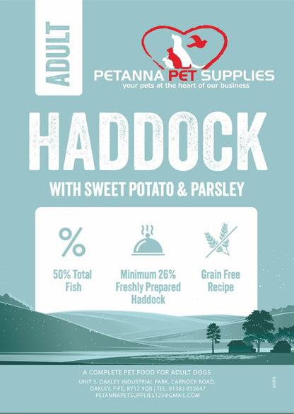 Grain Free Adult Blend - Haddock with sweet potato and parsley